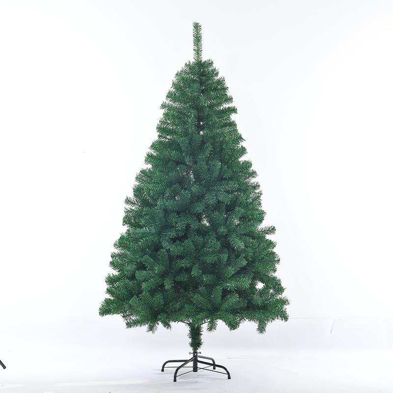 Encrypted PVC Green Christmas Tree, Artificial Simulation with Decorations in Stock