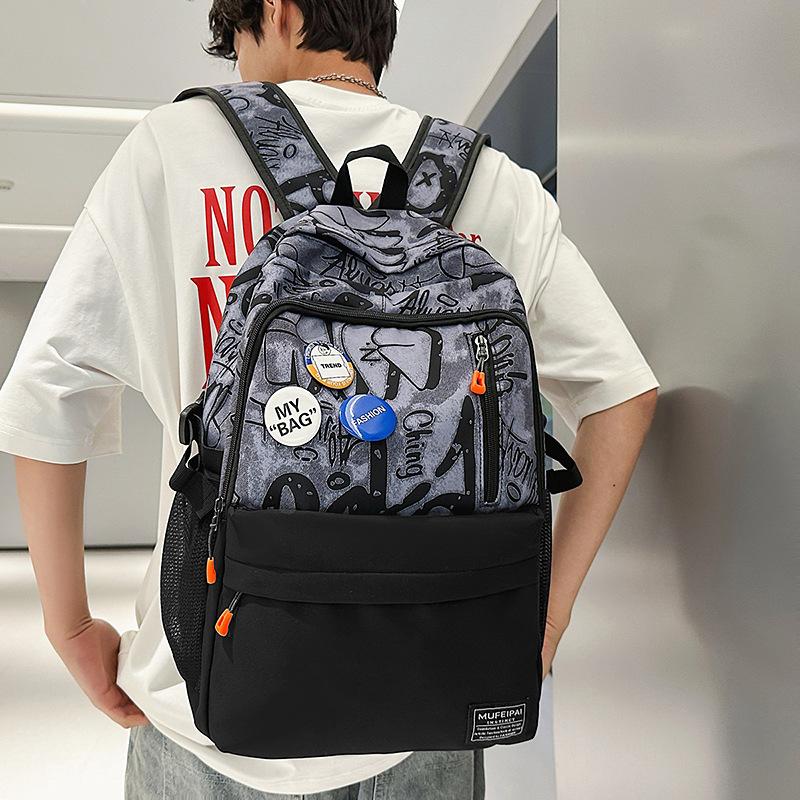 

Школьный рюкзак для мальчиков-подростков, высокая ценность, большая вместимость, легкий и грязеотталкивающий рюкзак, рюкзак, студенческий школьный рюкзак. синий