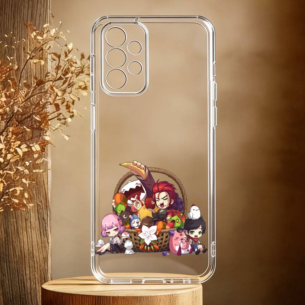 Game M-Maple S-Story-MS Phone Case For Samsung Galaxy A71,A70,A52,A51,A40,A30 Transparent Cover