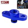 Hochwertiger 1/8 NPT Kraftstoffleisten-Druckregler-Adapter Blau für NISSAN TOYOTA SUBARU