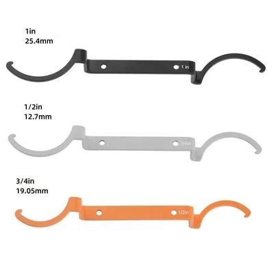 3pcs Conduit Lockout Wrench Set Tighten Loosen Locknuts 1/2 3/4 1 Inch Offset Bends C-Shape Wrench For Car Truck Water Pipe Rep
