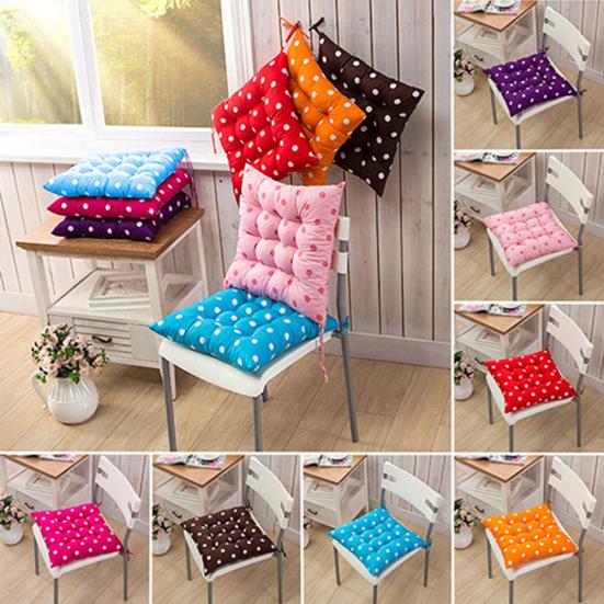 Tie On Seat Pad Warm Chair Cushion Pads for Dining Room Garden