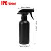Refillable Black HDPE Mist Spray Bottle Portable Water Sprayer for Salon Barber Plant Care Household Cleaning and Gardening Use
