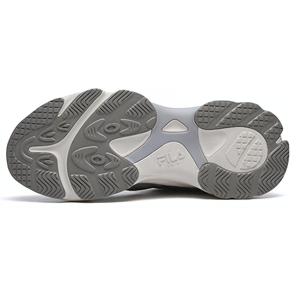 FILA Fabric Synthetic Leather Pigskin TPU Casual Low-Top Dad Shoes Men sneaker Gray F12M216101FGD