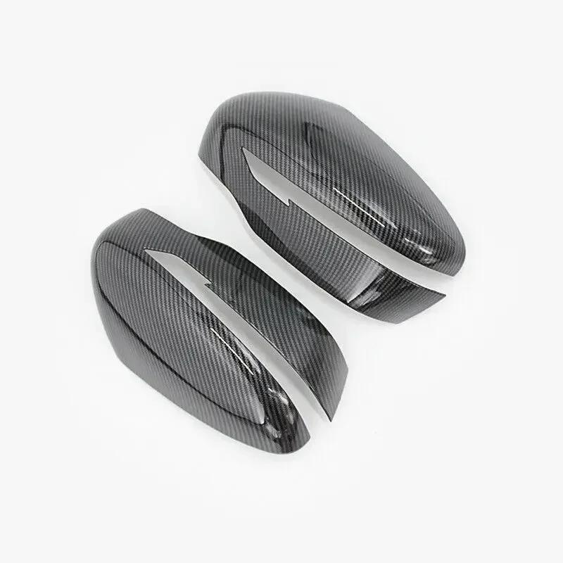 For Nissan Qashqai X-Trail Murano Rogue Pathfinder 2015-2019 Rearview Side Mirror Cover Wing Cap Rear View Case Trim Sticker