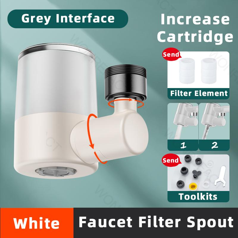 

Faucet Filter Upgrade The Faucet Nozzle Filter 720° Rotate Kitchen Faucet Extender Kitchen Robot Arm Extension Taps