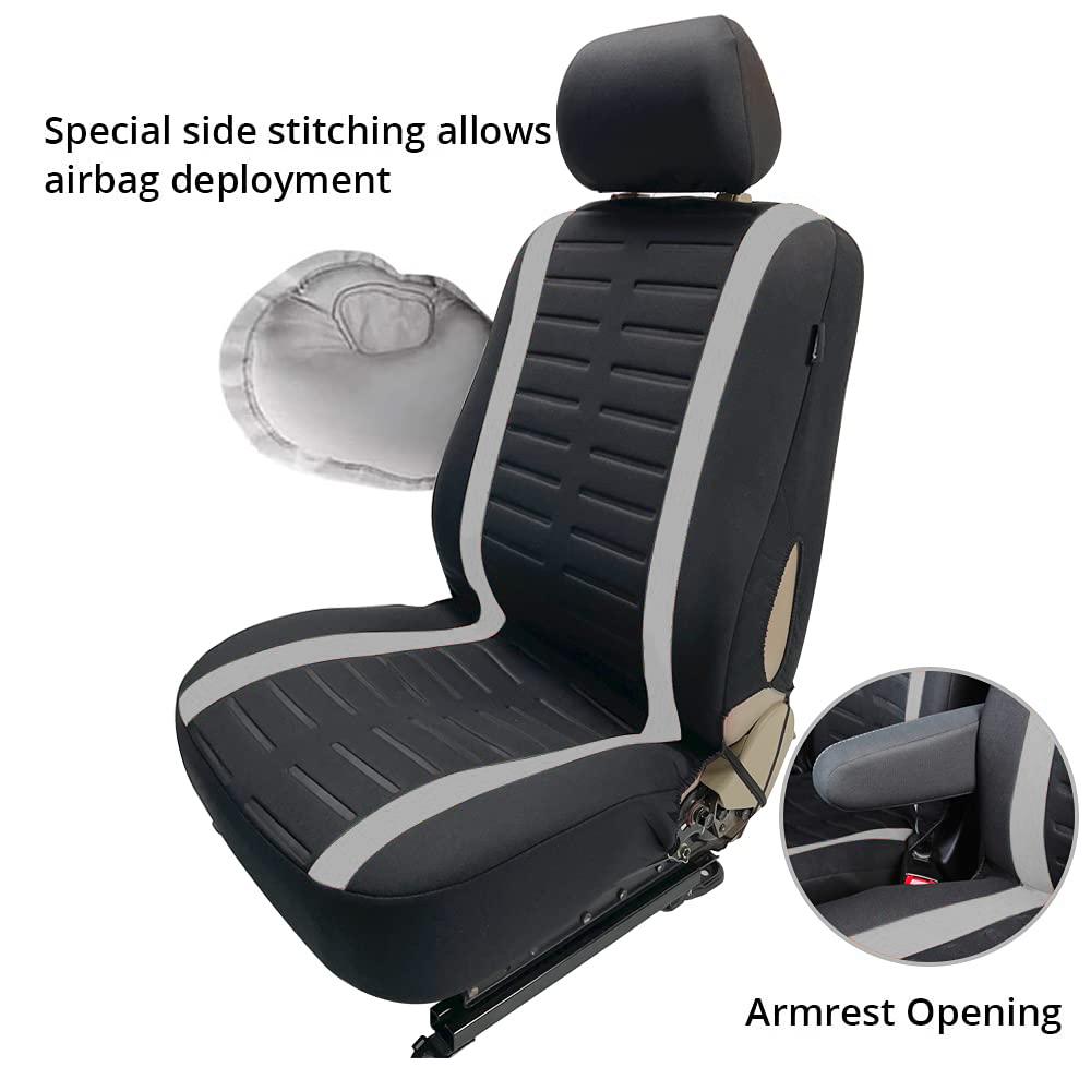 Truck seat covers car interior accessories printed seat covers with tire marks