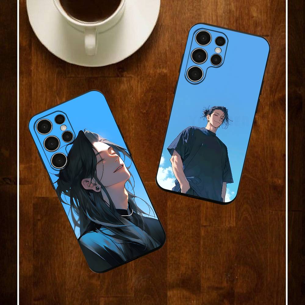Creativity Suguru G-Geto Silicone Case For Samsung S25 24 23 22 21 20 Plus Ultra 5G Lite Shockproof Cover