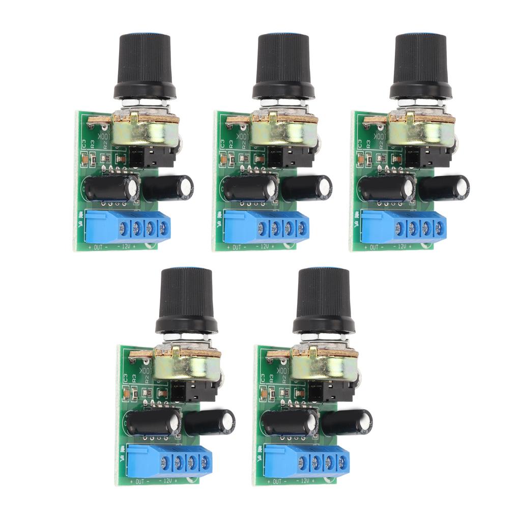 5PCS LM386 Power Amplifier Board Mini 0.5W to 10W Speaker DC 3V to 12V Sound Power Amplifier Module for Speakers