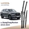 For SsangYong Rexton Y400 Y450 Y461 IKTT 2018-2024 Wiper Front & Rear Wiper Blades Windshield Windscreen Window Brushes 26"+20"+13"