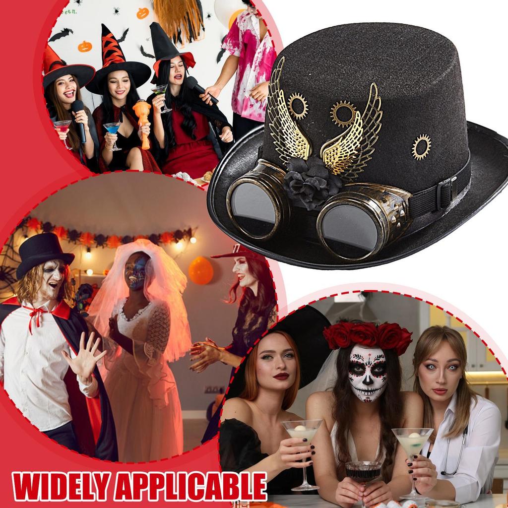Steampunk Hat Music Festival Hat Cosplay Headpiece Costume Accessory For Theme Party Carnival Fashion Lovers Masquerade