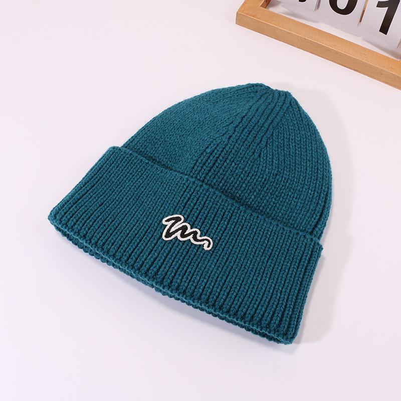 Autumn and Winter Wool Hats for Men and Women Korean Style Versatile Couples Cold Hats Simple Street Ear Protection Warm Knit Hat