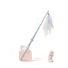 Fairy Cat Teaser Wand with Bell and Bite-Resistant Feather - Cat Toy Kitten Supplies, Free Shipping