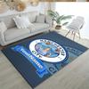 Manchester City Customizable Name Floor Rug Office Rug Suitable for Kitchen Balcony Study room Living Rooms Anti-slip Rug Decorate Offices
