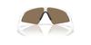 Oakley Resistor Sweep Matte White Prizm 24K 90151128 0OJ9015 Sunglasses, 128mm, Gold,