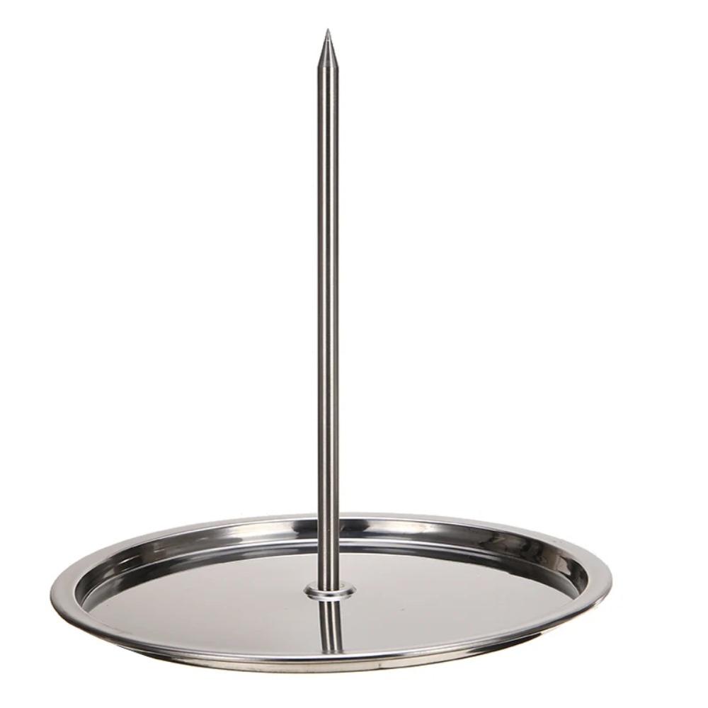 With Round Base Tray Barbecue Grilling Rack Stainless Steel Chicken Roasting Rack Meats