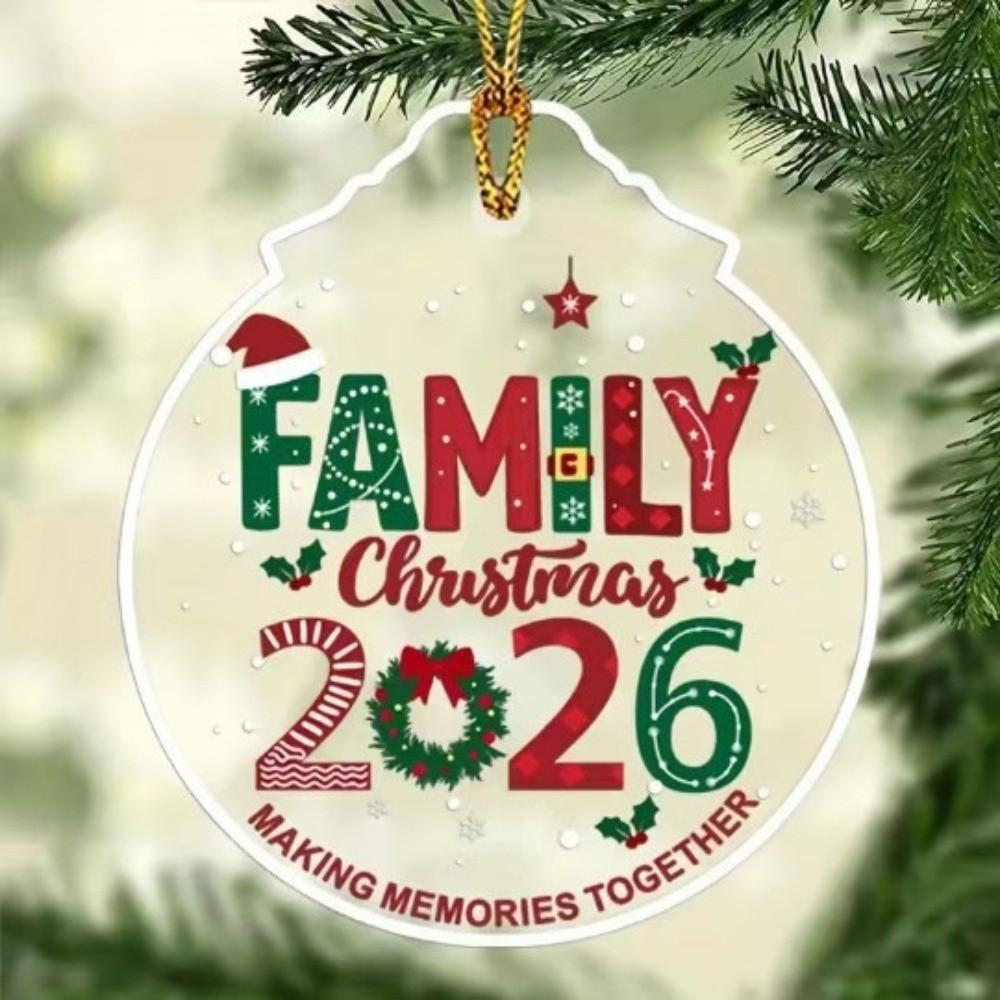 2026 Christmas Gifts Acrylic Expecting Baby Ornament Christmas Ornaments  Pregnancy Announcement