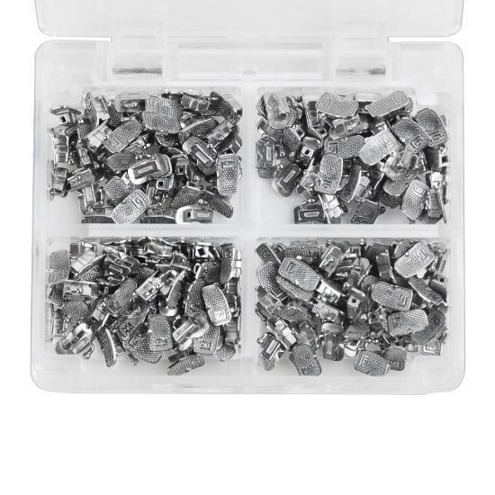 Transform Your Smile with Dental Buccal Tubes -  Bondable Single Tube 200pcs First  Roth 022 Monoblock Base for Perfect Alignment