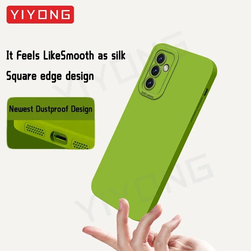 A54 A55 Case Silky Feel Liquid Silicone Soft Cover For Samsung Galaxy A55 A54 A53 A52 S A52s 5G A 55 54 53 52 Phone Cases