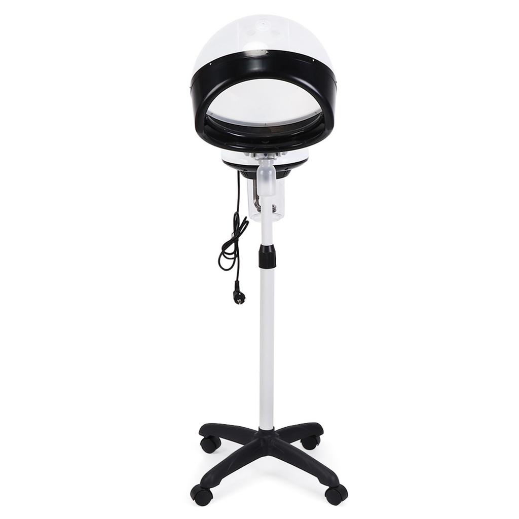 Salon Spa Hair Steamer Rolling Stand Hooded Hair Coloring Perming Conditioning Steamer