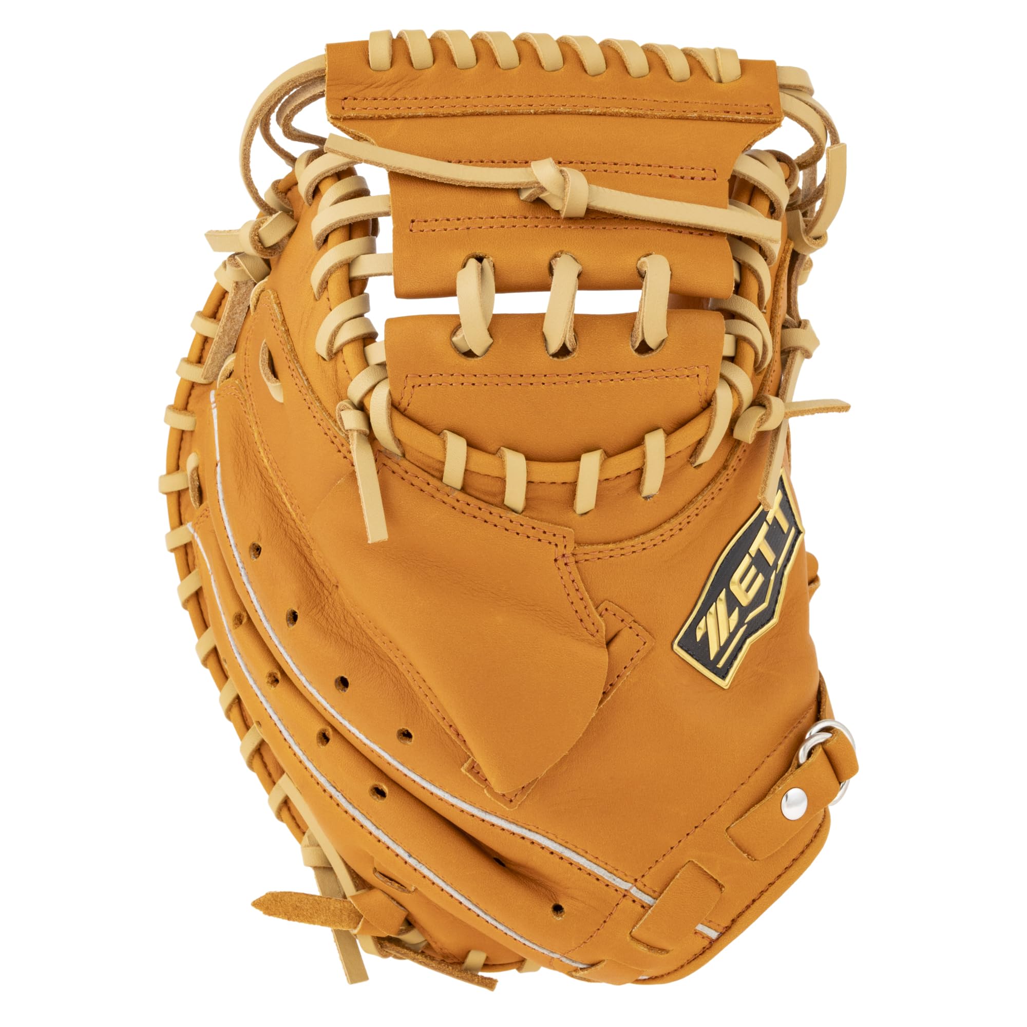 ZETT Soft Baseball Limited for Boys and ZETT Baseball Swallow Sports Soft Brown x Pastel Catcher s Mitt, Edition, Juniors, Kids, BJC742612, Equipment,