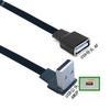 USB 2,0 EINE weibliche panel montieren zu USB EIN mann Bis Unten Rechts Links 90 ° abgewinkelt stecker verlängerung kabel