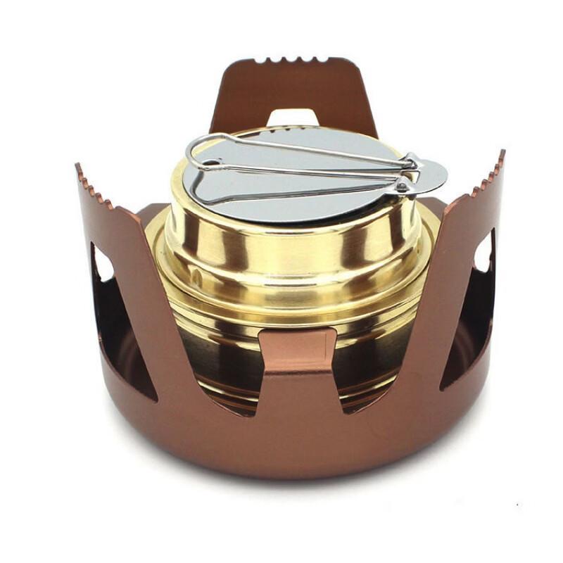 OEING Portable Outdoor Alcohol Stove Set