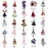 10/30/50pcs Kawaii Anime Lolita Girl Stickers Cute Dress Up Aesthetic Decals DIY Skateboard Phone Laptop Car Cartoon Sticker Toy