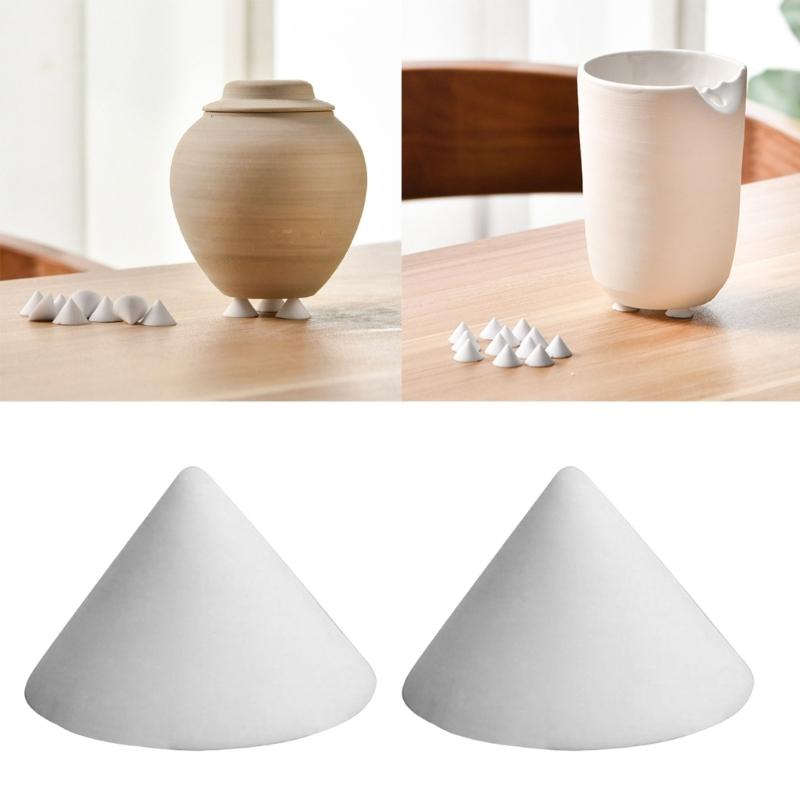 10/50/100 Sztuk Ceramiczne Gwoździe 15mm Pin Podporowy z Gliny Ceramicznej Do Rzemiosła Ceramicznego Akcesoria do Glazurowania Ceramicznego