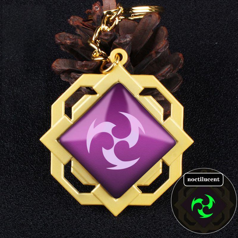 Unique Eye Of God Luminous Keychain Ideal For Trendy Game Jewelry Enthusiasts