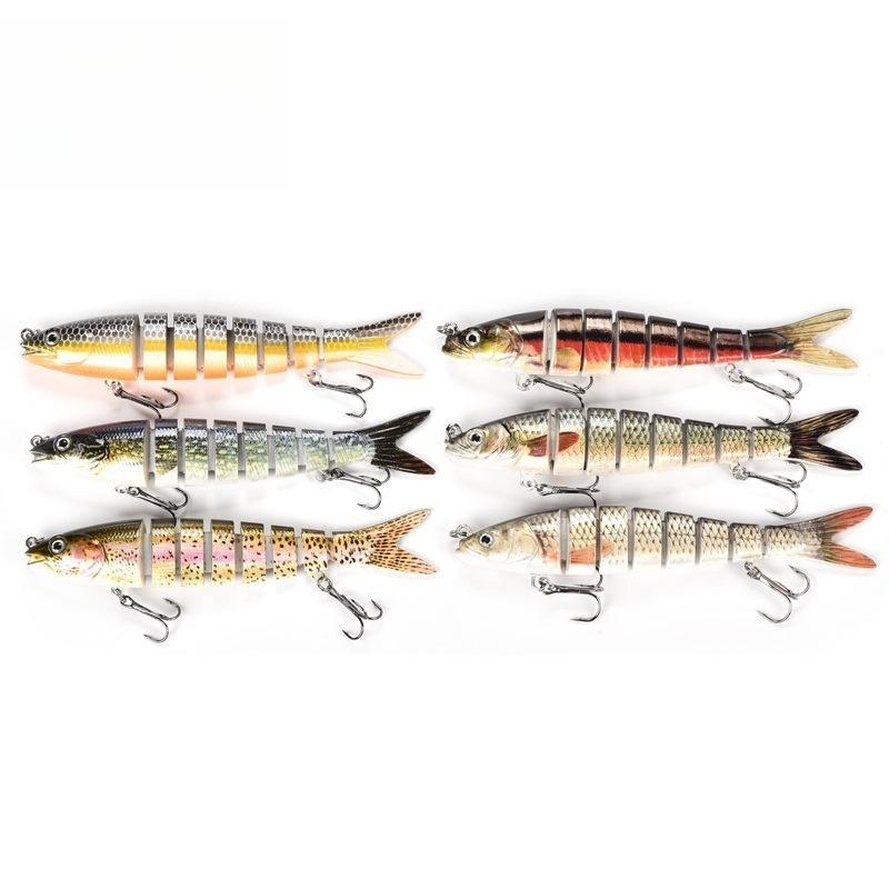 Section Luya Bait 8 Fish Freshwater Sea Fishing Bait Hard Bait Luya Bait Long Throw
