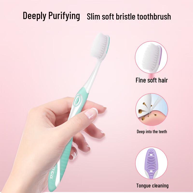 Frog Story Series 202 Soft Bristle Toothbrush Set