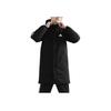 Adidas Mid-Length Windproof Warm Hooded Cotton Jacket Unisex Outerwear Black ADIPK02T-BW