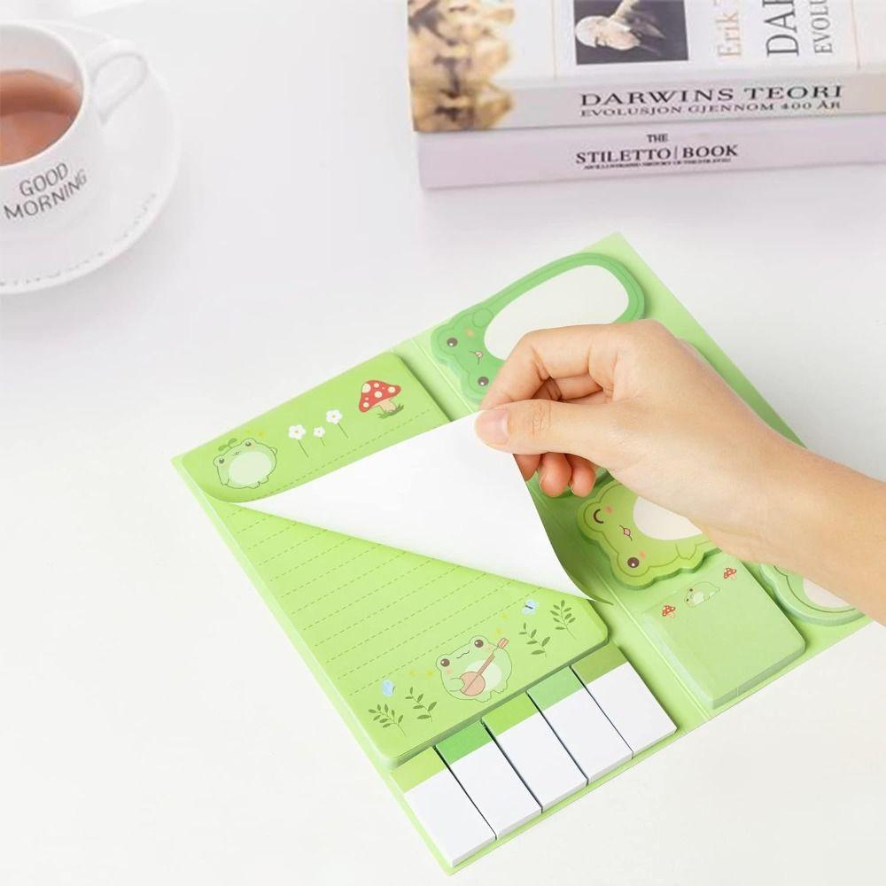 Thickened Self-Adhesive Sticky Notes 50 Sheets Square Memo Pad Animal Sticky Notes Set  Stationery