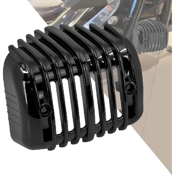 HDBUBALUS Motorcycle Voltage Regulator Cover Fairing Fit for Harley Softail FXS FXSB FLSTSB FXSTC Chrome чёрный