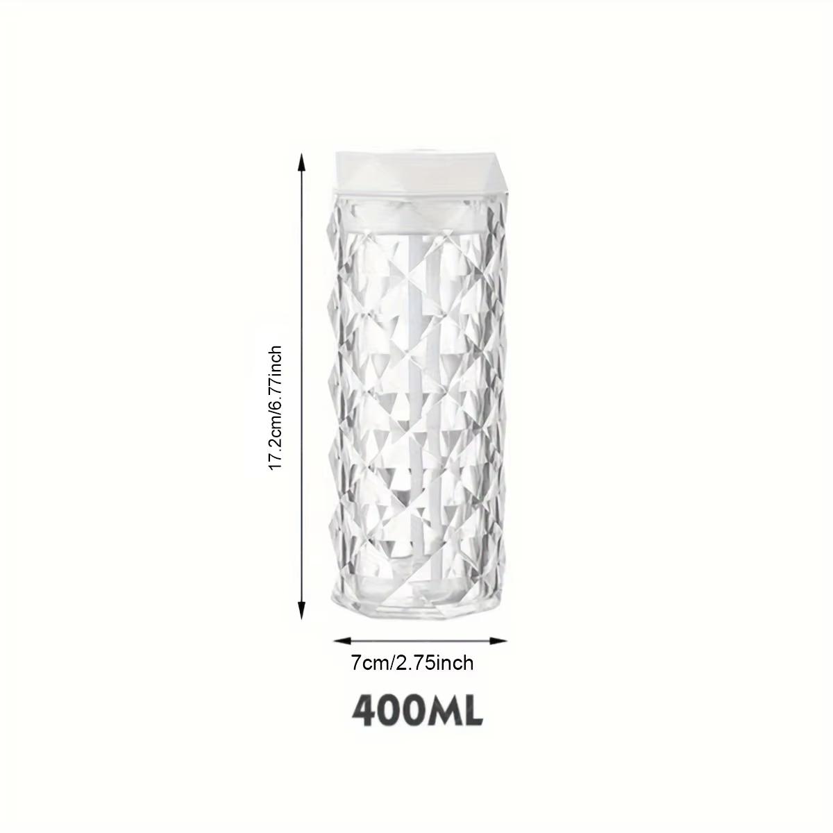 400ml Colorful USB Crystal Humidifier with Aromatherapy and Air Purification for Bedroom and Desktop