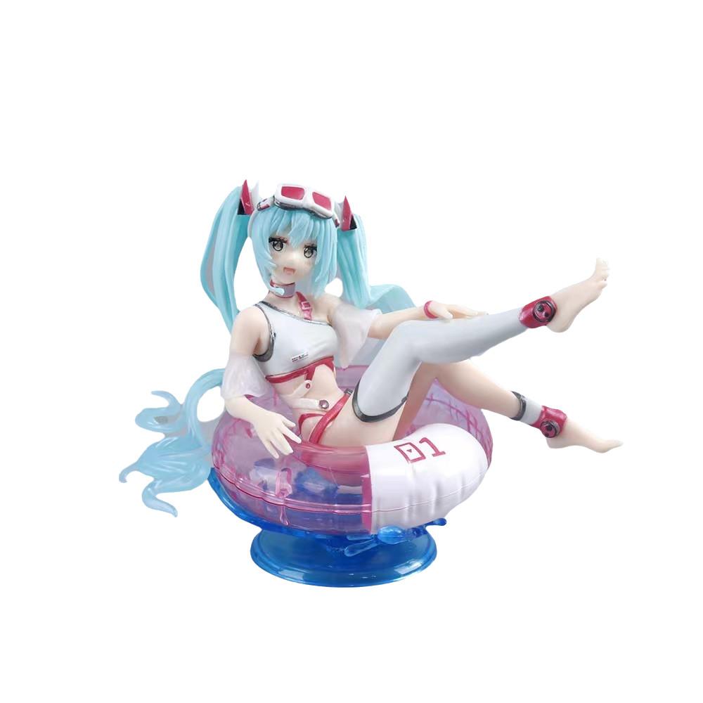 Anime Charakter Schwimmring Ornament Hexe auf Reisen PVC Figur Mikus Badebekleidung 13cm