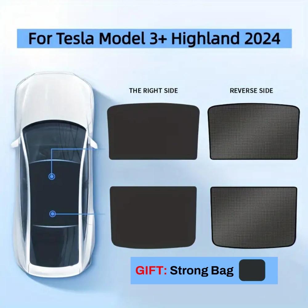 For Tesla Model 3 Model Y Car Windshield Sunshade Cover Front Window Sun Shade Visor Auto Interior Accessories UV Protection