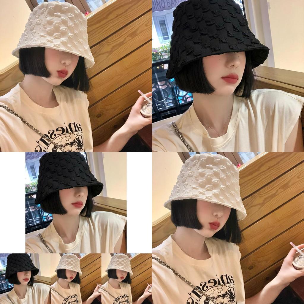 Elegant Uv Protection Fisherman Hat Womens Large Head Summer Vacation Hat