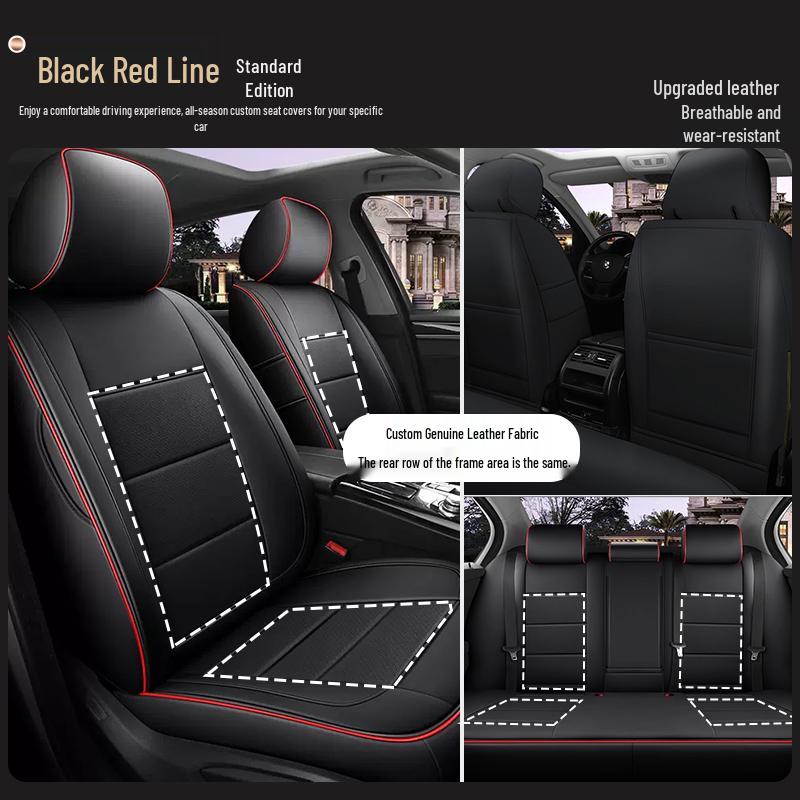 Custom-Made, All-Season, Thicker Car Seat Covers for New and Old Models, Full-Coverage