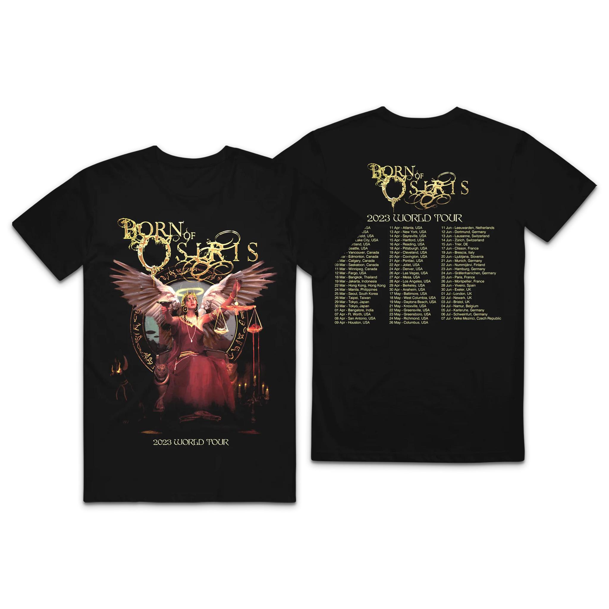 Born of Osiris Band Black Gold Dark Rock Casual T-Shirt Men s and Women s Luxury Band Brand S разноцветный