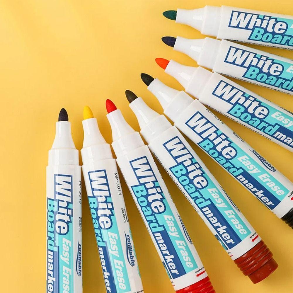 Magnetic Eraser Whiteboard Markers 4/8 Colors Fine Point Markers Magnetic Drawing Markers  Drawing
