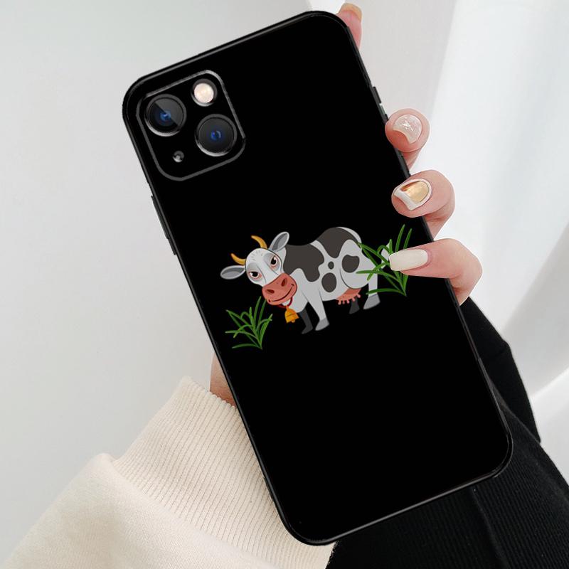Cute Highland Cow Phone Case For iPhone 17 Pro Max 14 13 12 11 15 16 Pro Max mini 15 16 Plus 16e 17 Air Cover