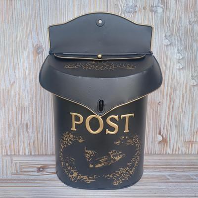 Shabby Chic Mailbox, Wall Mount Mailbox ,Office Nostalgic Charm Letter Slot Gate Country Outdoor