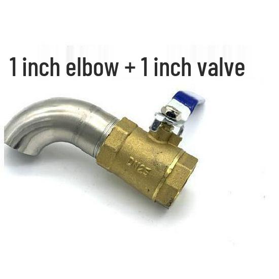 Stainless Steel 4-Point Thread Oil Drum Tank Connector