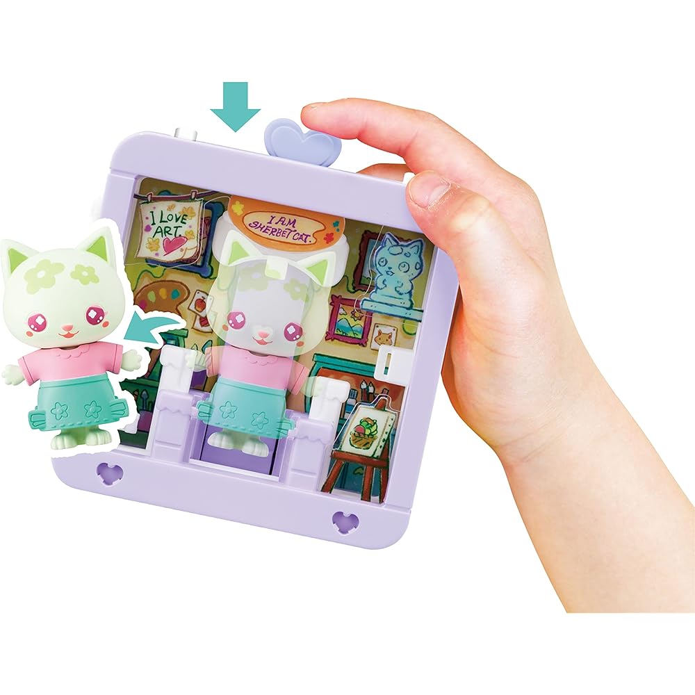 MegaHouse Snap Friends Sherbet Cat Fancy Atelier Plush Toy
