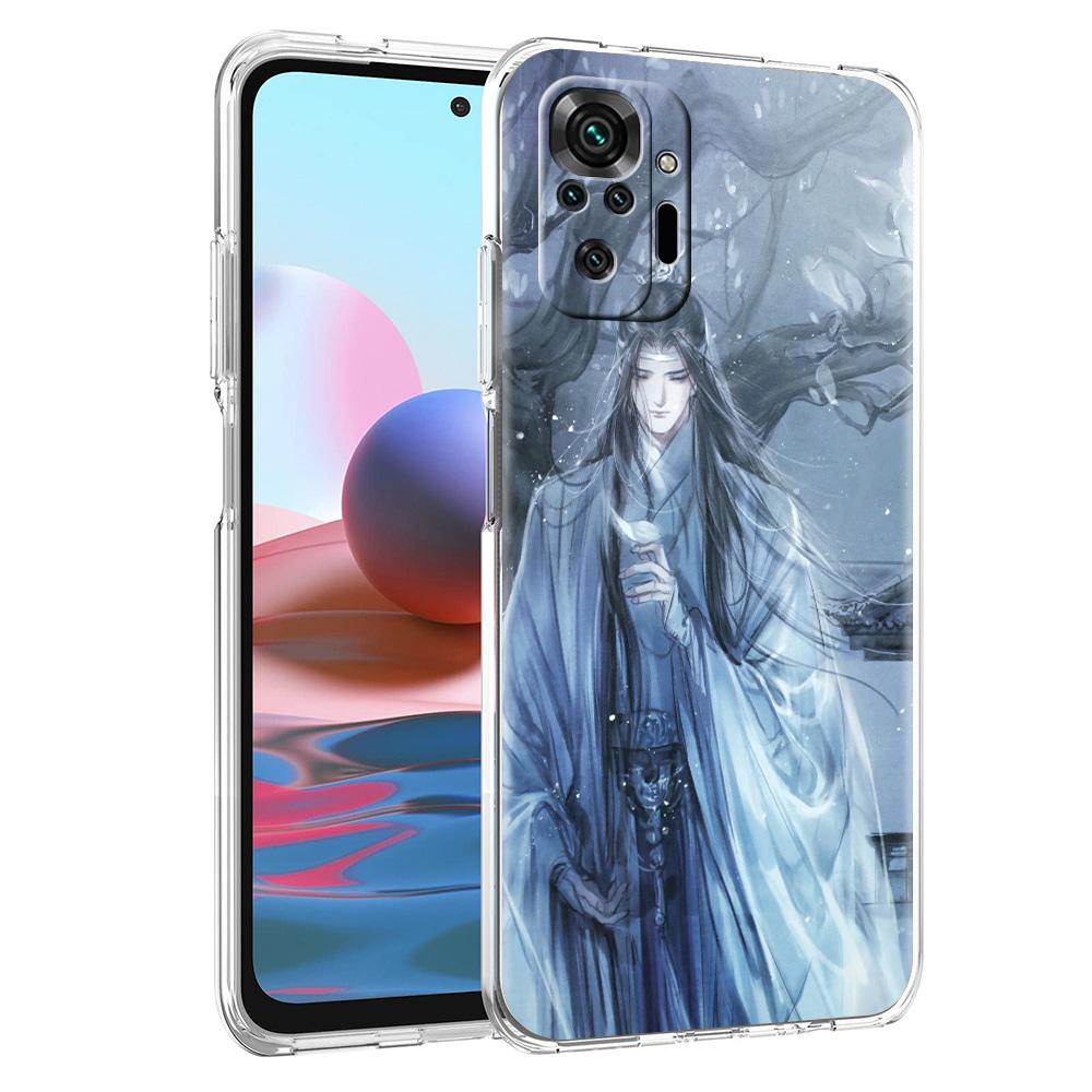 Grandmaster Mo Dao Zu Shi Anime Luxury Phone Case For Xiaomi Redmi Note 12 11 10 9S 9 8 Pro 7 8T 9C 9A 8A K40 Pro+ Clear Cover