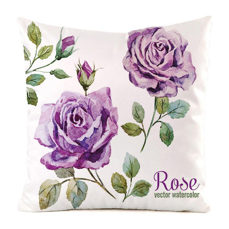 Home Decor Colorful Patterns: Happy Summer Time Pillows Pattern Cushion Cover Suitable for Sofa Bedroom Car Pillow Cover
