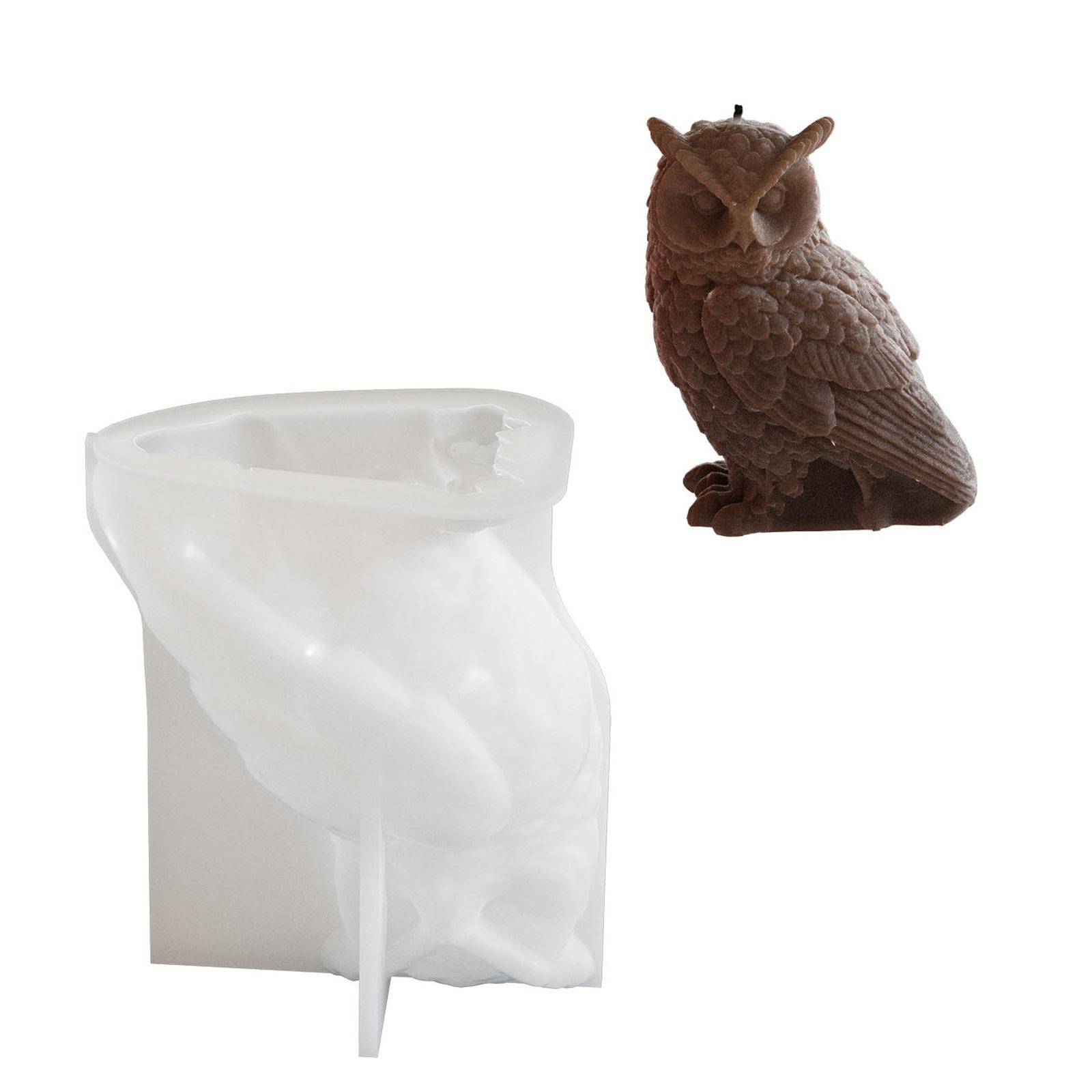 

Силиконовые формы Формы для украшений Силиконовые формы для свечей в форме совы Принадлежности для изготовления свечей Силиконовая текстура для изготовления свечей 2