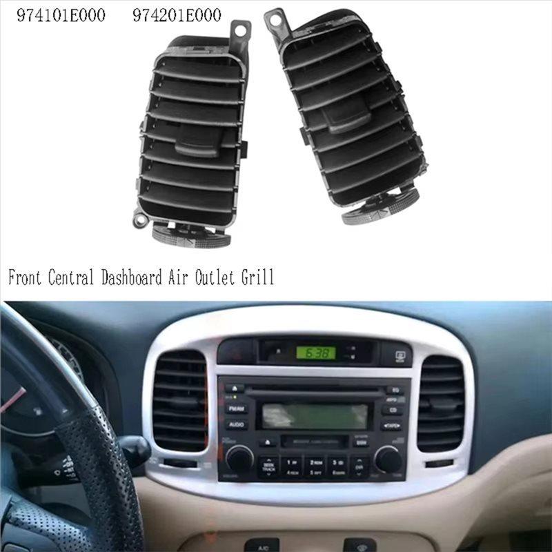 Dashboard Air Outlet Grill 974101E000 974201E000 For Accent Air Vent Outlet Front Central Air Vent Nozzle Air Vent Panel